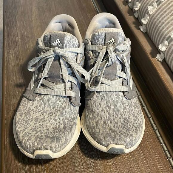 Adidas Edge Lux Women's Sneakers Gray Size 8 - Picture 1 of 4